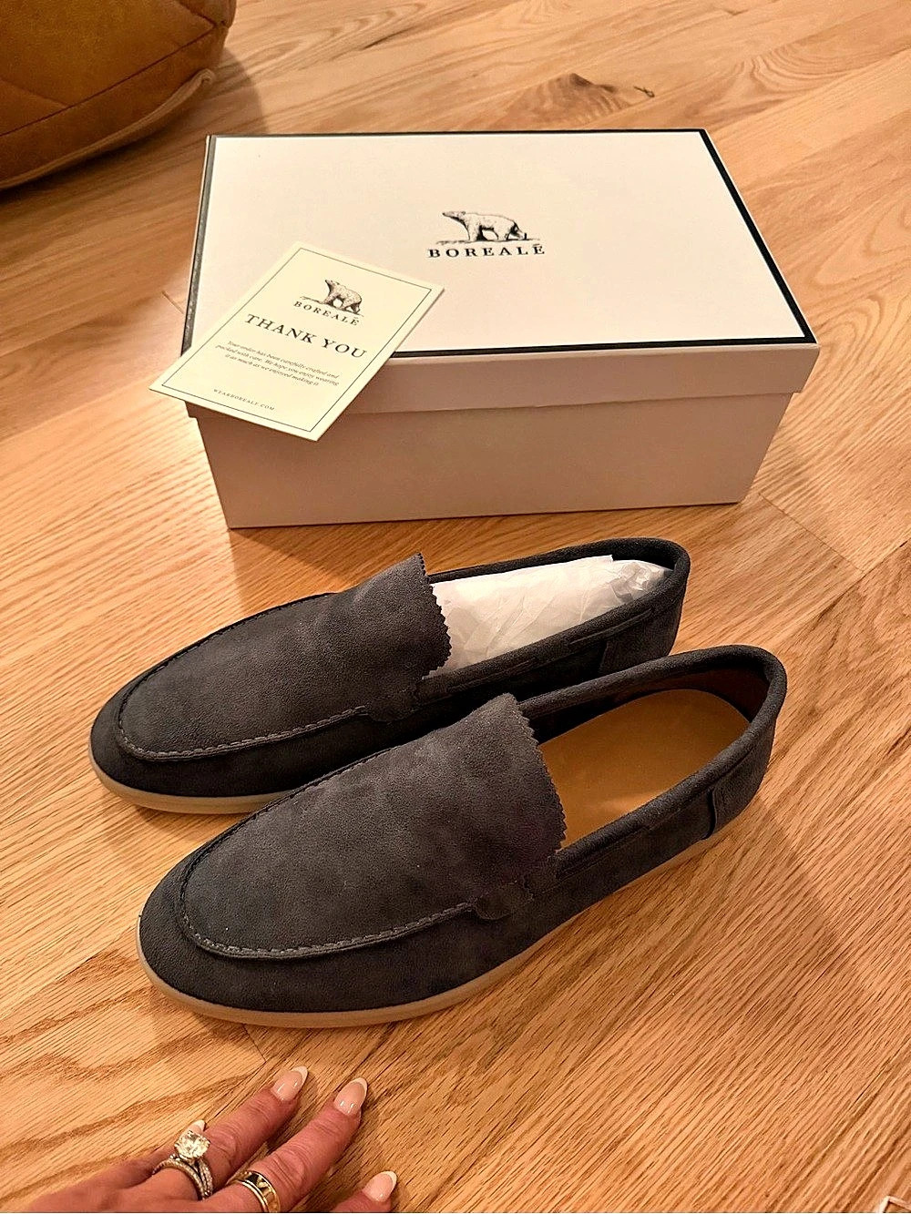 Boreal Men's Black Slip-On Loafers New sz44